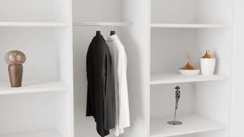 Kitchn Elan Bøjlestang - 56,8 cm. - Sølv